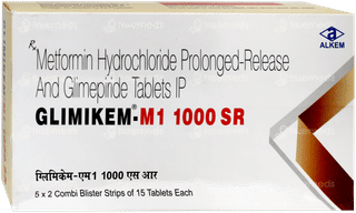Glimikem M 1 1000 Sr Tablet 15